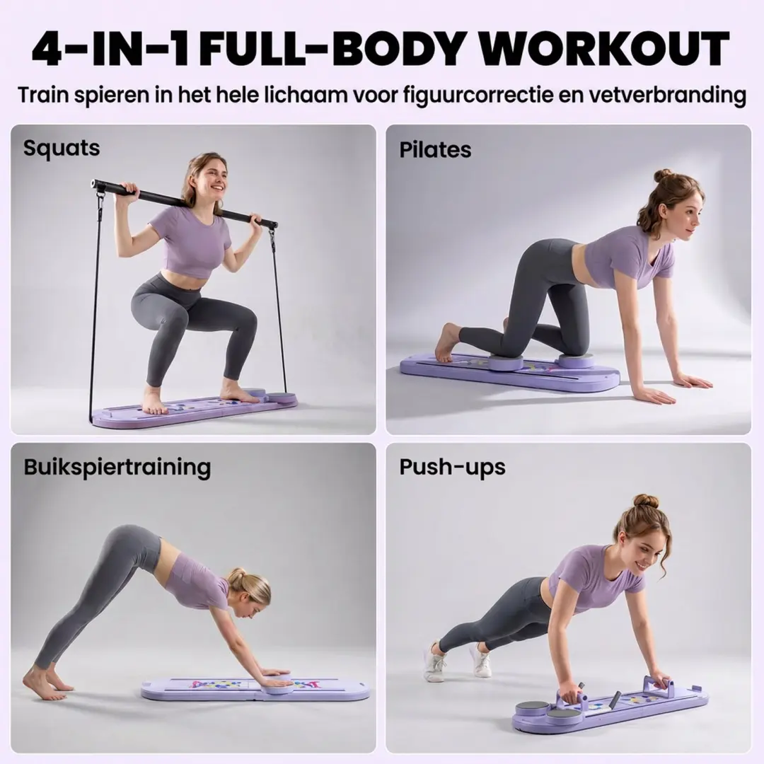 SPORTNOW Push Up Bars-Polypropylen-97L x 30B x 3H cm-Hellblau