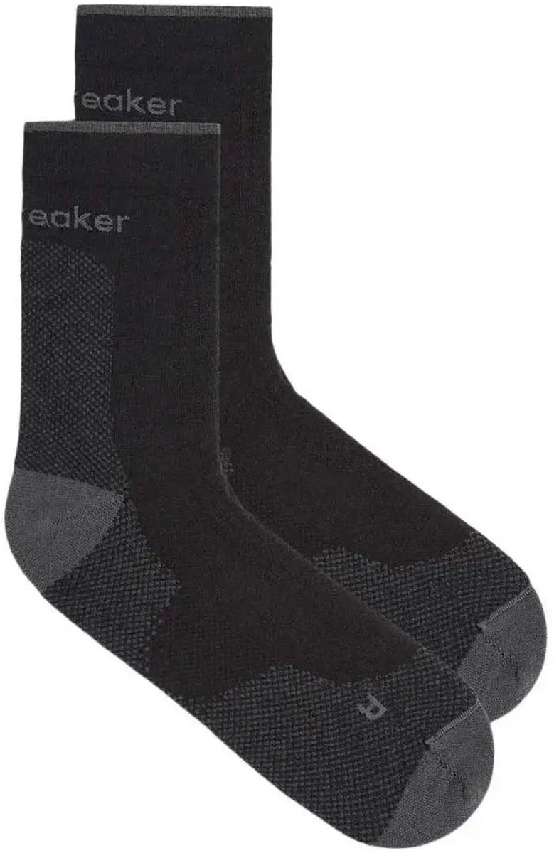 Icebreaker Merino Hike+ Ultralight Quarter Sokken Zwart EU 42-44 Man