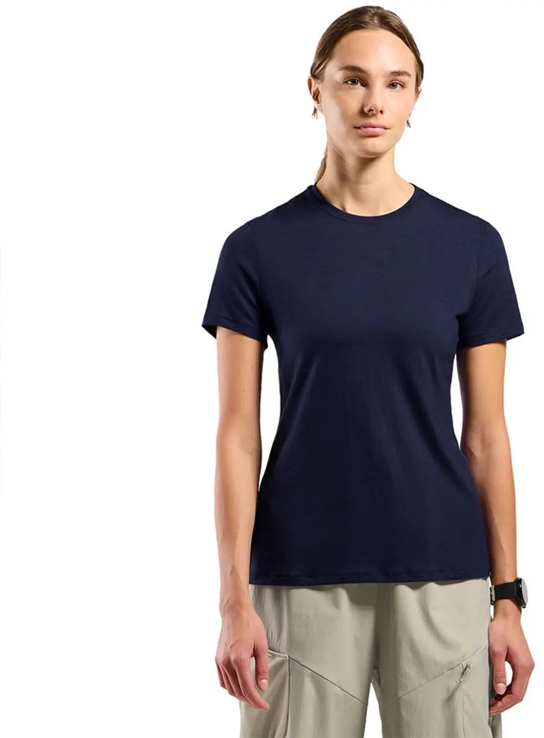 Odlo Merino 160 T-shirt Met Korte Mouwen Blauw M Vrouw