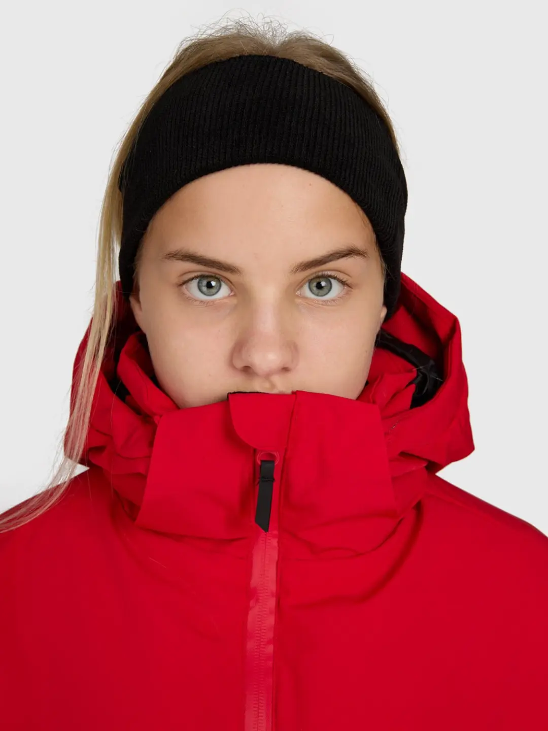 Brunotti - Fiasky Skijas Meisjes - True Red - Ski Jas - Wintersport - 10K Waterdicht - Skipashouder - 164