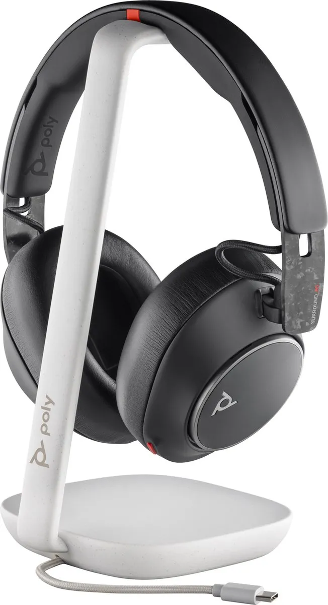 HP Poly Voyager Surround 85 UC Headset - 8G7T7AA - Zwart