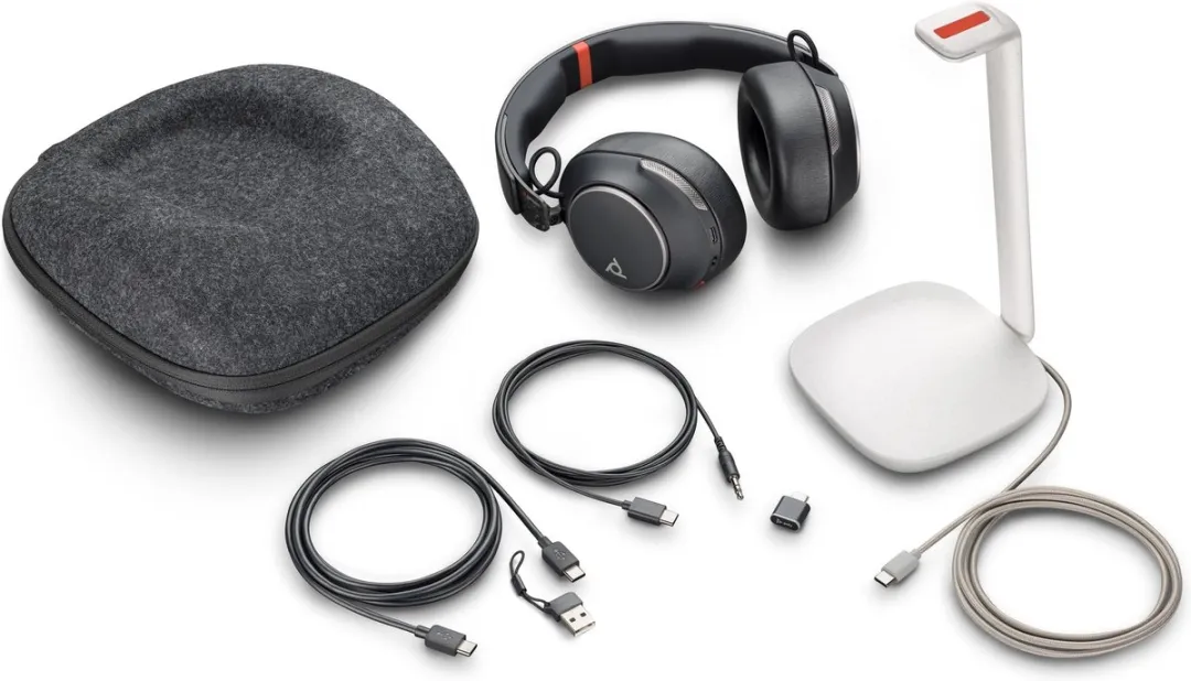 HP Poly Voyager Surround 85 UC Headset - 8G7T7AA - Zwart