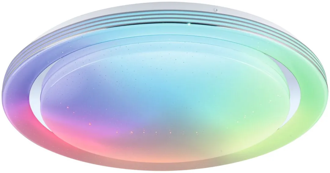 Paulmann LED Plafondlamp Rainbow RGBW+ 2800lm - Chroom/Wit