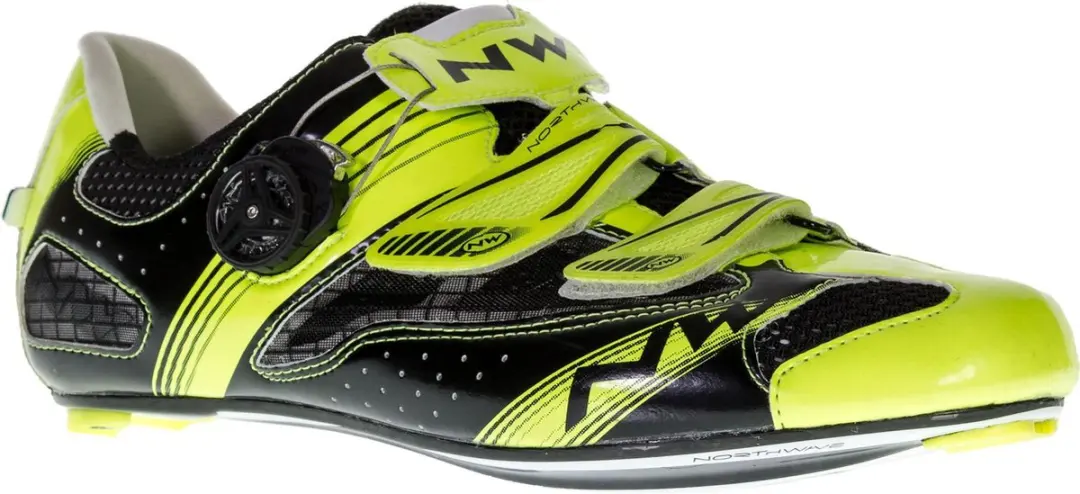 Northwave Galaxy Road Fietsschoenen - Maat 42 - Geel/Zwart - afbeelding 4 van 4