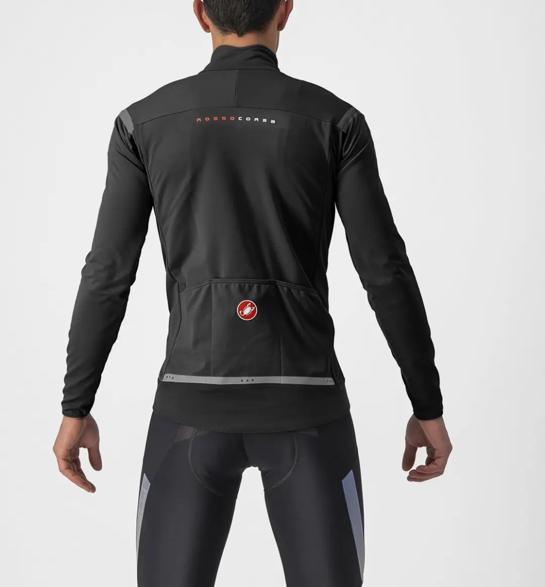 Castelli Perfetto RoS 2 Fietsjas - Light Black/Black Reflex - afbeelding 4 van 6