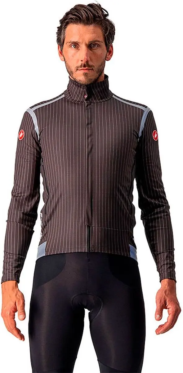 Castelli Fietsjack Rain or Shine Heren Bruin Reflective