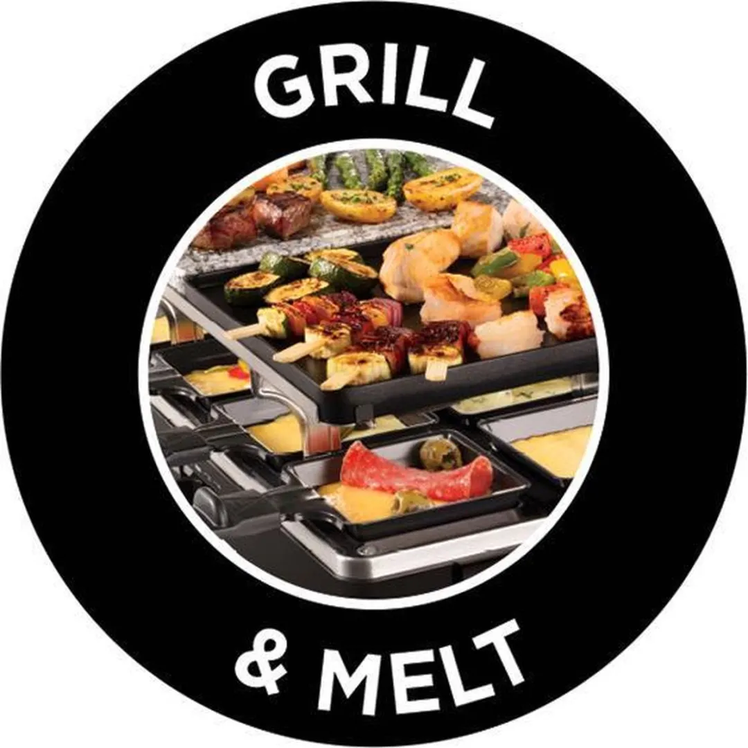 Russell Hobbs Multi Raclette 3-in-1 8 Personen 1400W - Zwart