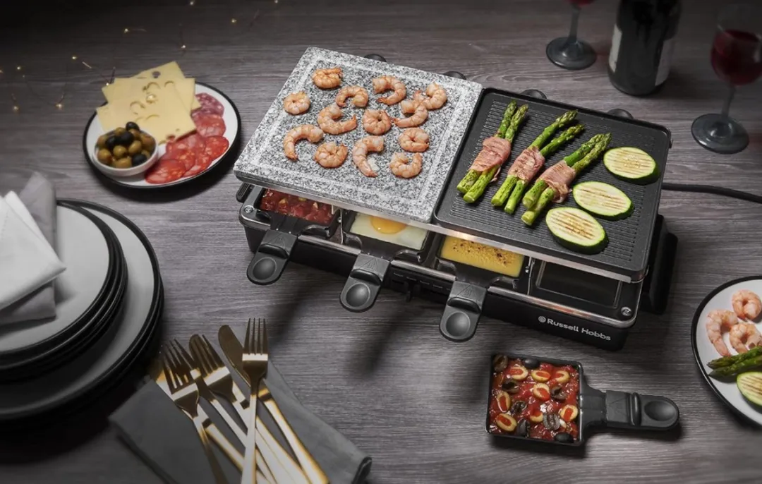 Russell Hobbs Multi Raclette 3-in-1 8 Personen 1400W - Zwart - afbeelding 6 van 6