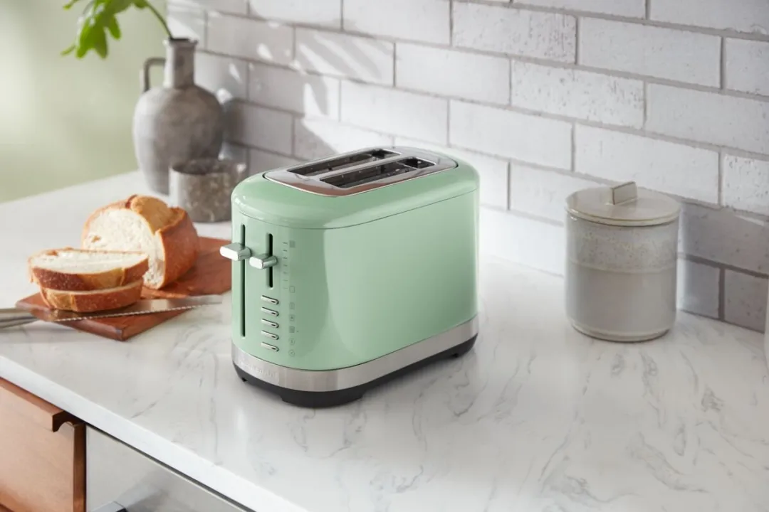 KitchenAid 5KMT2109EPT Broodrooster 2 Sneden - 980W - Groen - afbeelding 6 van 6