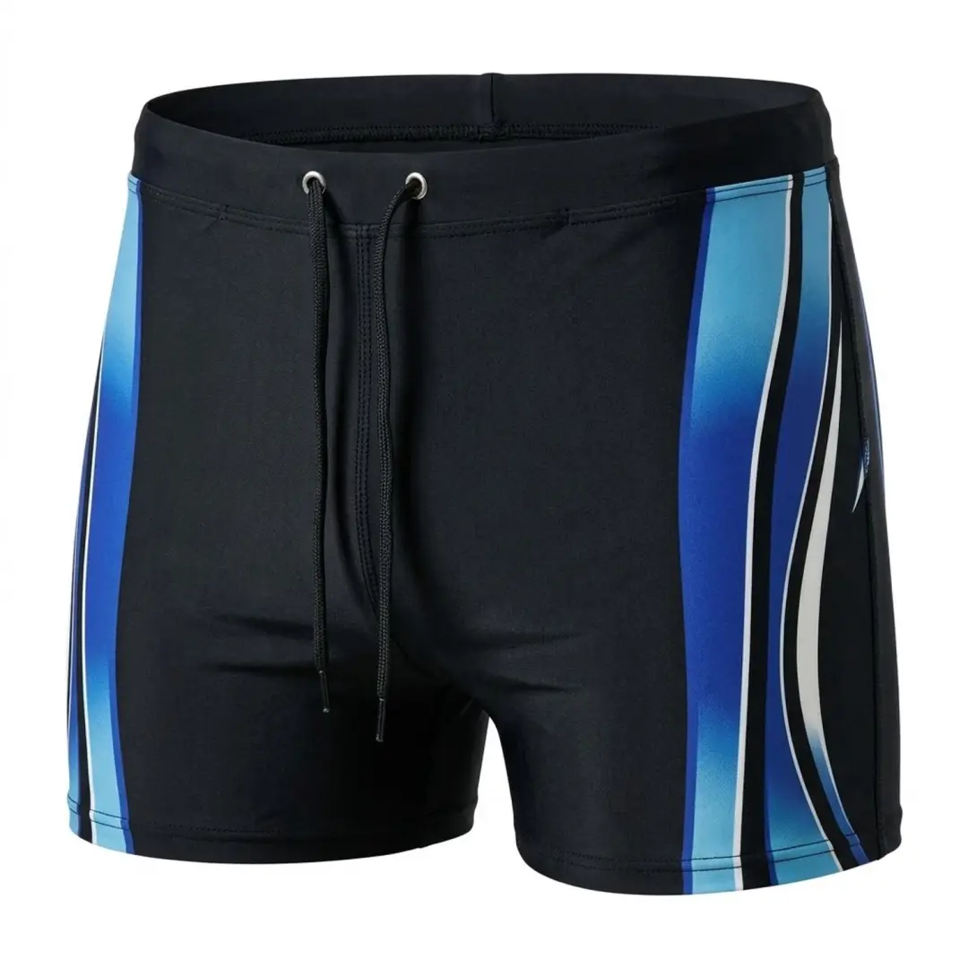 Zwart blauw sport zwembroek heren maat M