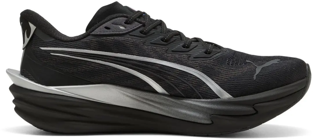 PUMA Deviate Nitro 4 Brightstride Heren - Zwart/Zilver - afbeelding 2 van 6