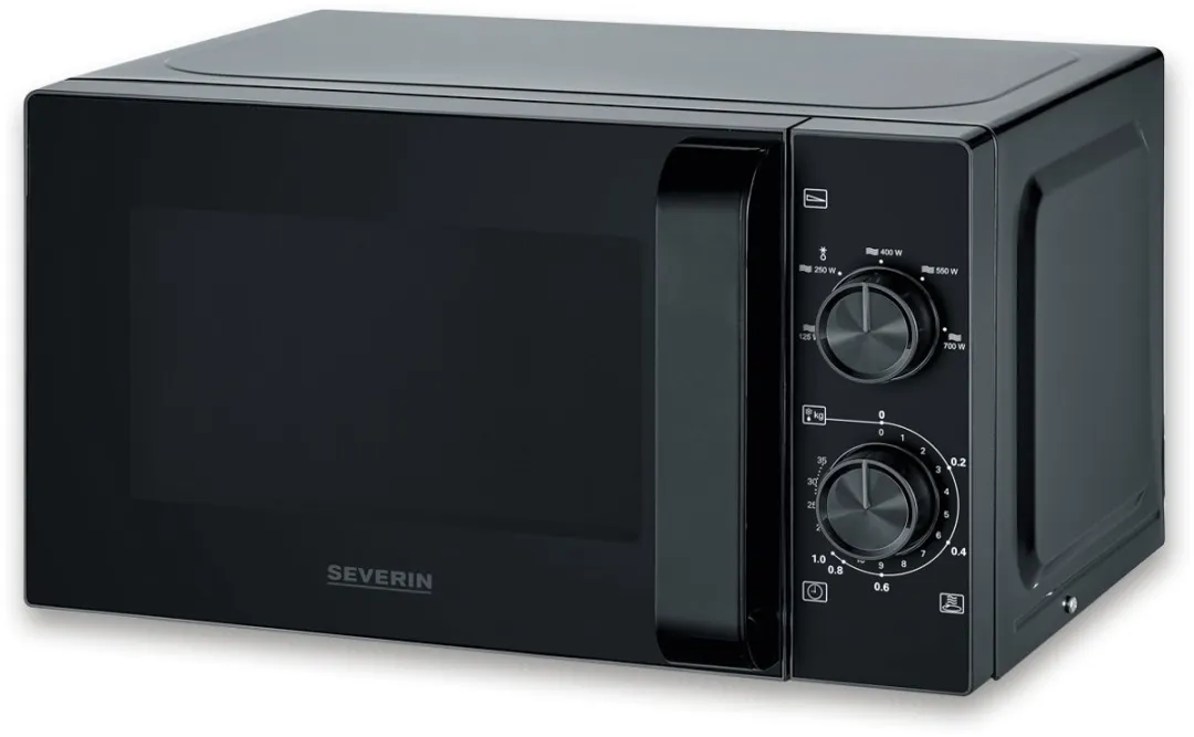 Severin MW 7790 Solo-magnetron 700W 20L - Zwart - afbeelding 6 van 6