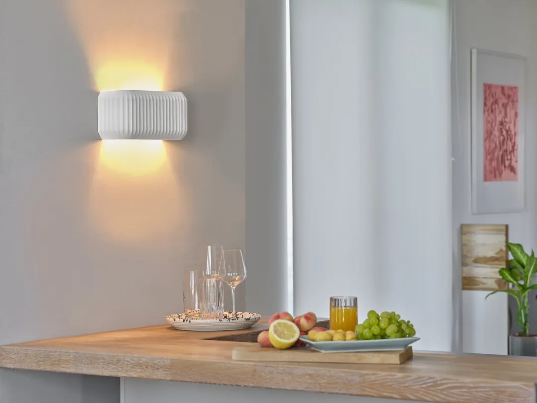 Osram Decor Plaster Routes Wall Wandlamp 330mm - 2xE27 - Wit