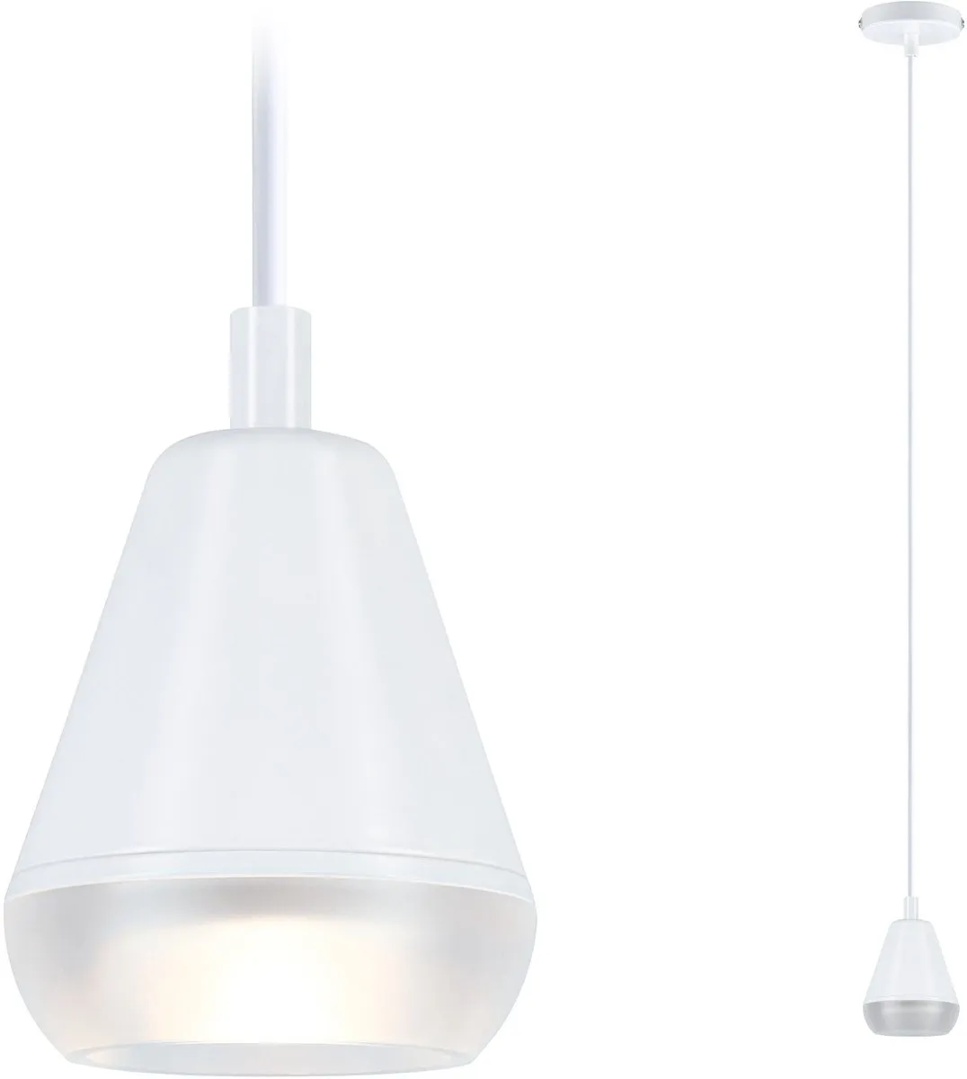 Paulmann Luia LED-hanglamp GU10 10W - Wit mat