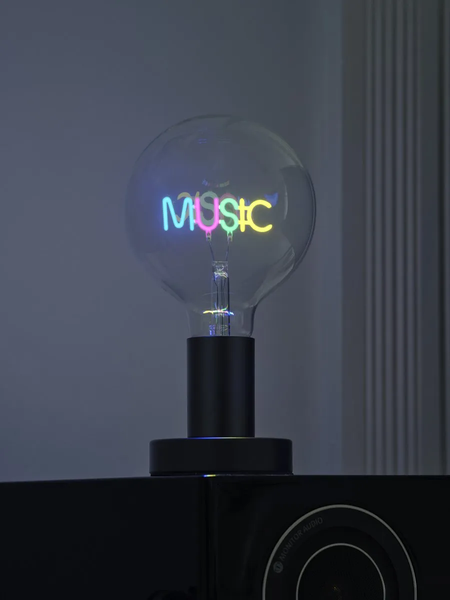 Osram 1906 Letter LED Tafellamp Muziekletters - 1,2W Koelwit - Zwart - afbeelding 6 van 6