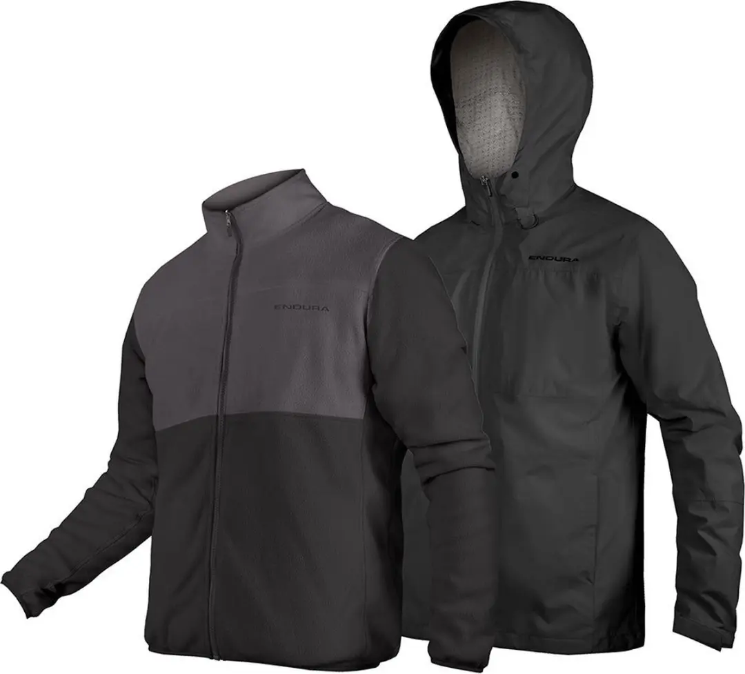 Endura Hummvee 3-in-1 Waterdichte Jas - Zwart - afbeelding 2 van 3