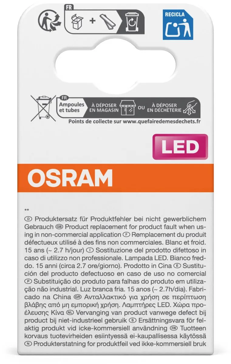 Osram LED Spot Reflector Star PAR16 80 5,6W - 620lm 4000K GU10