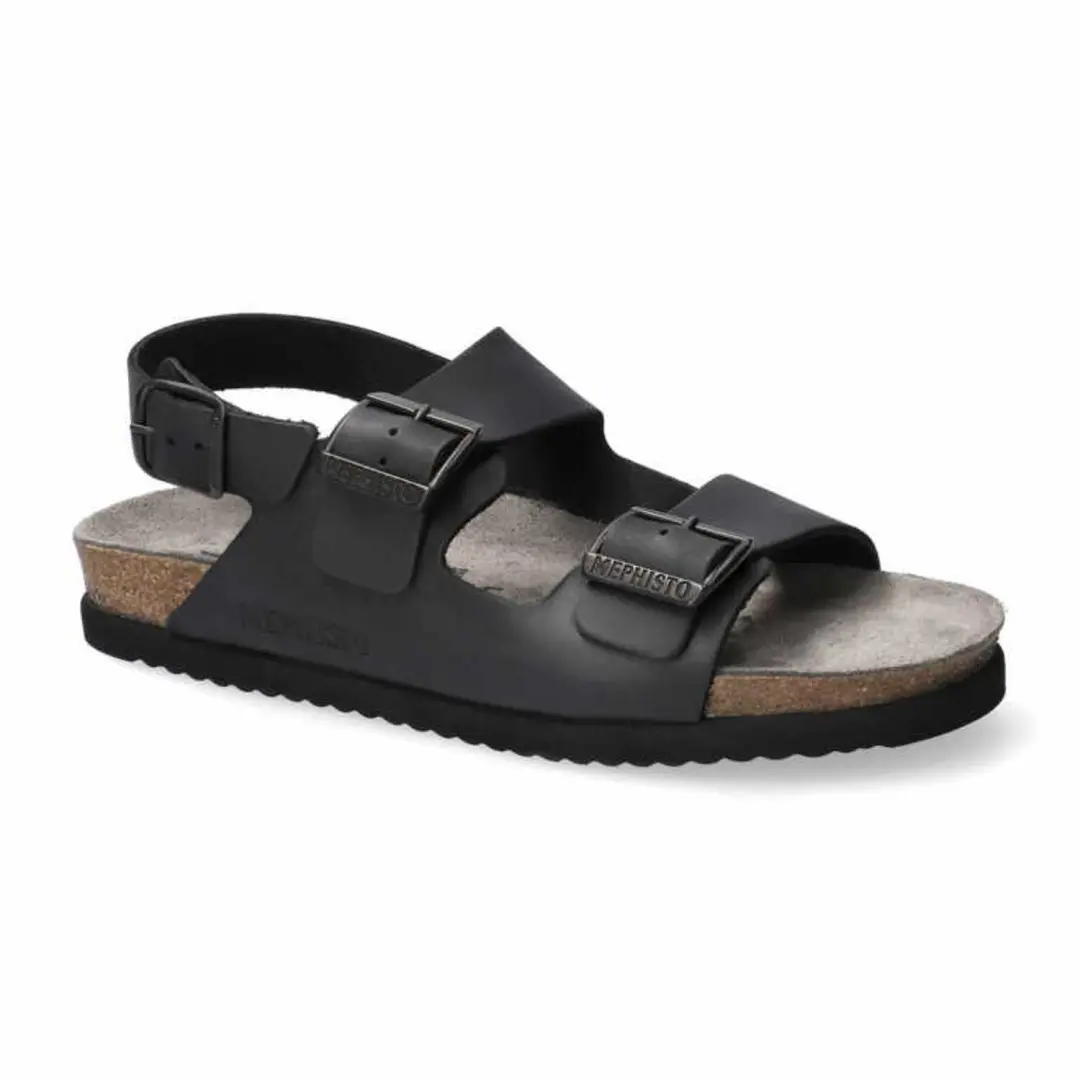 Mephisto heren sandalen zwart maat 46
