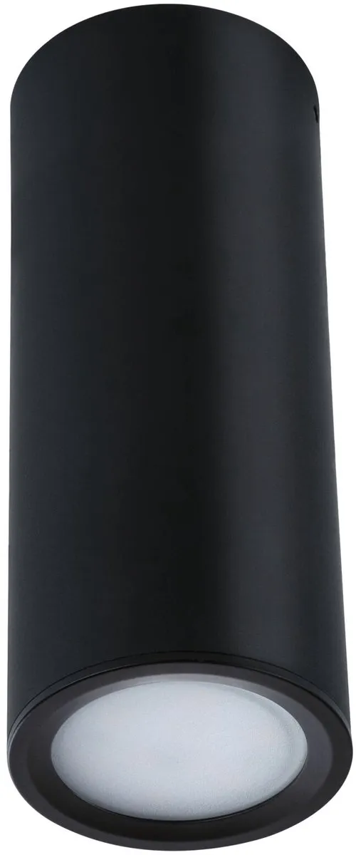 Paulmann LED Plafondlamp Barrel 2700K 470lm - Zwart mat