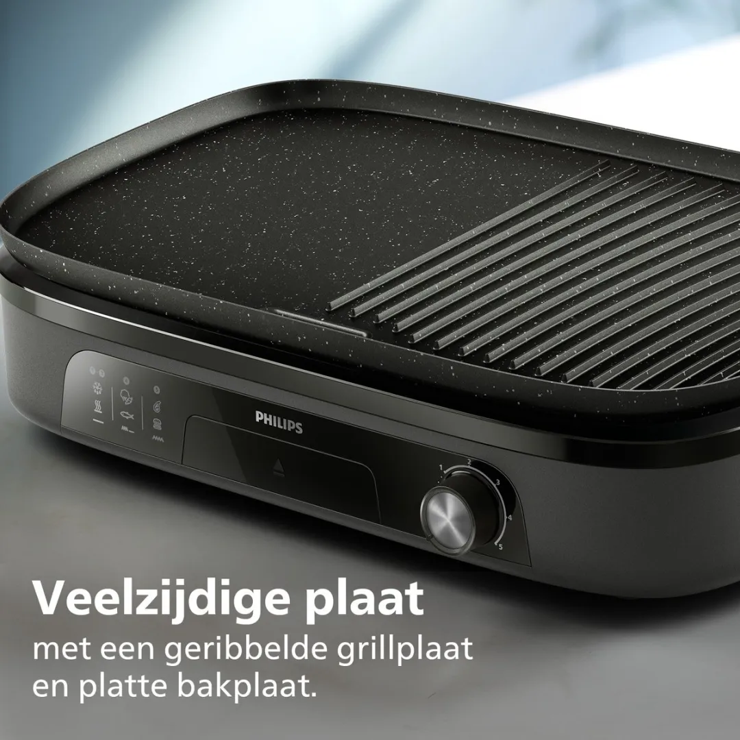 Philips Tafelgrill HD6210/90 - 2400W - 4 Personen