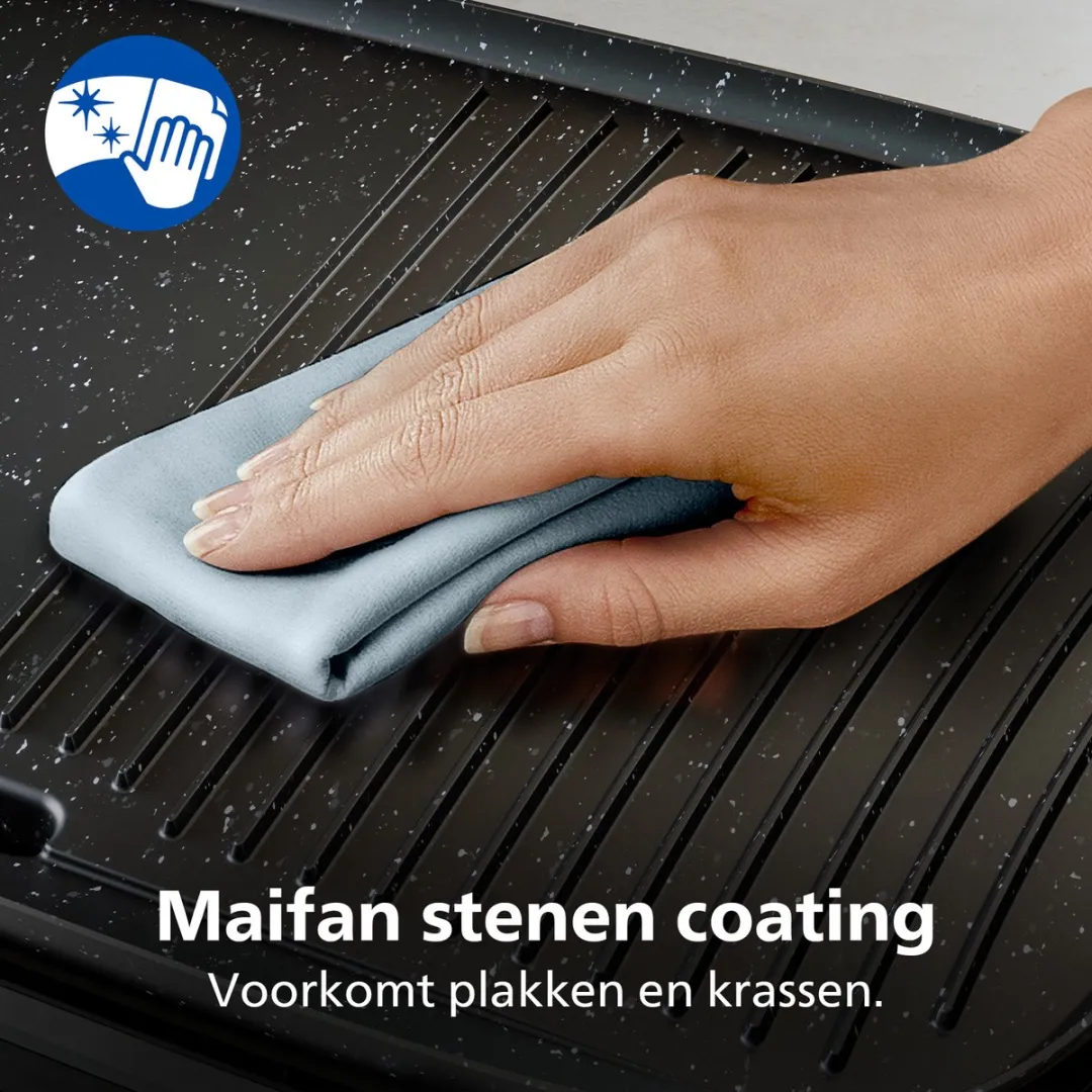 Philips Tafelgrill HD6210/90 - 2400W - 4 Personen