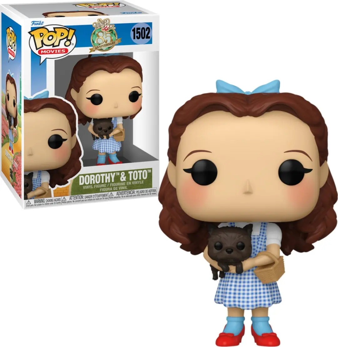 Funko POP! Wizard of Oz Dorothy & Toto Vinyl Figuur - 9cm - afbeelding 4 van 5
