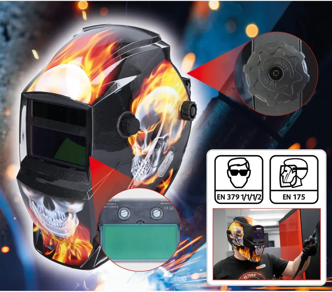 KS Tools 310.0155 Automatische Lashelm - Vlam Design - afbeelding 5 van 6