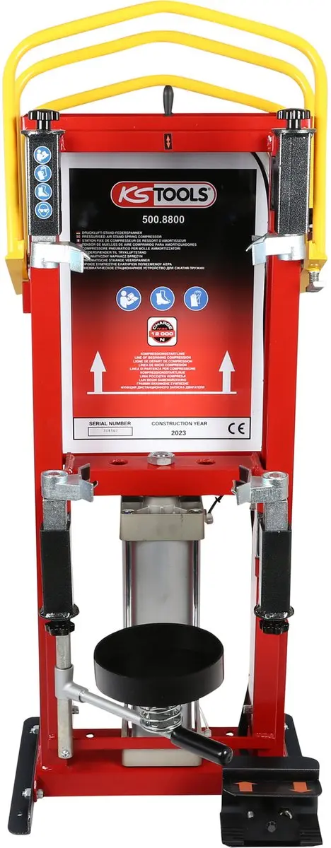 KS TOOLS DrukLucht-Vloer-Veerspanner incl. Adapterplaat