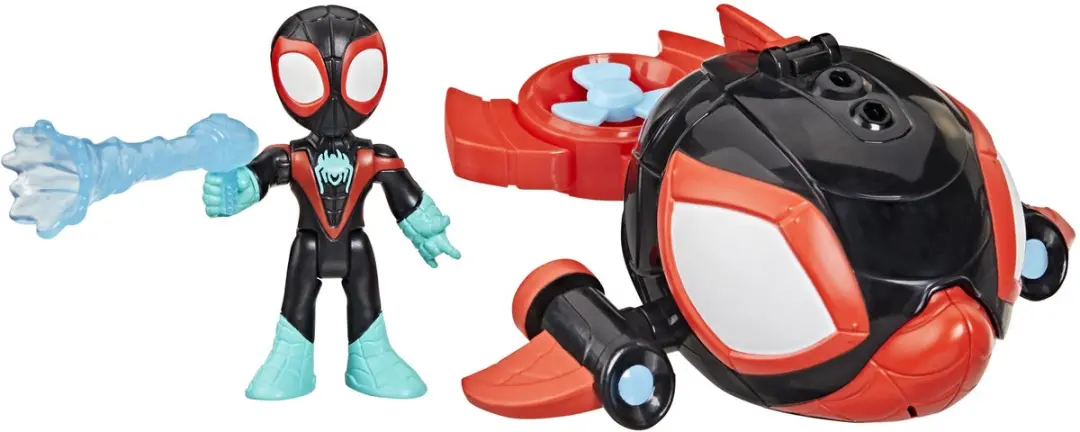 Marvel Spidey and His Amazing Friends Water-Webs Spin Dolphin - Speelgoedonderzeeër - afbeelding 3 van 6