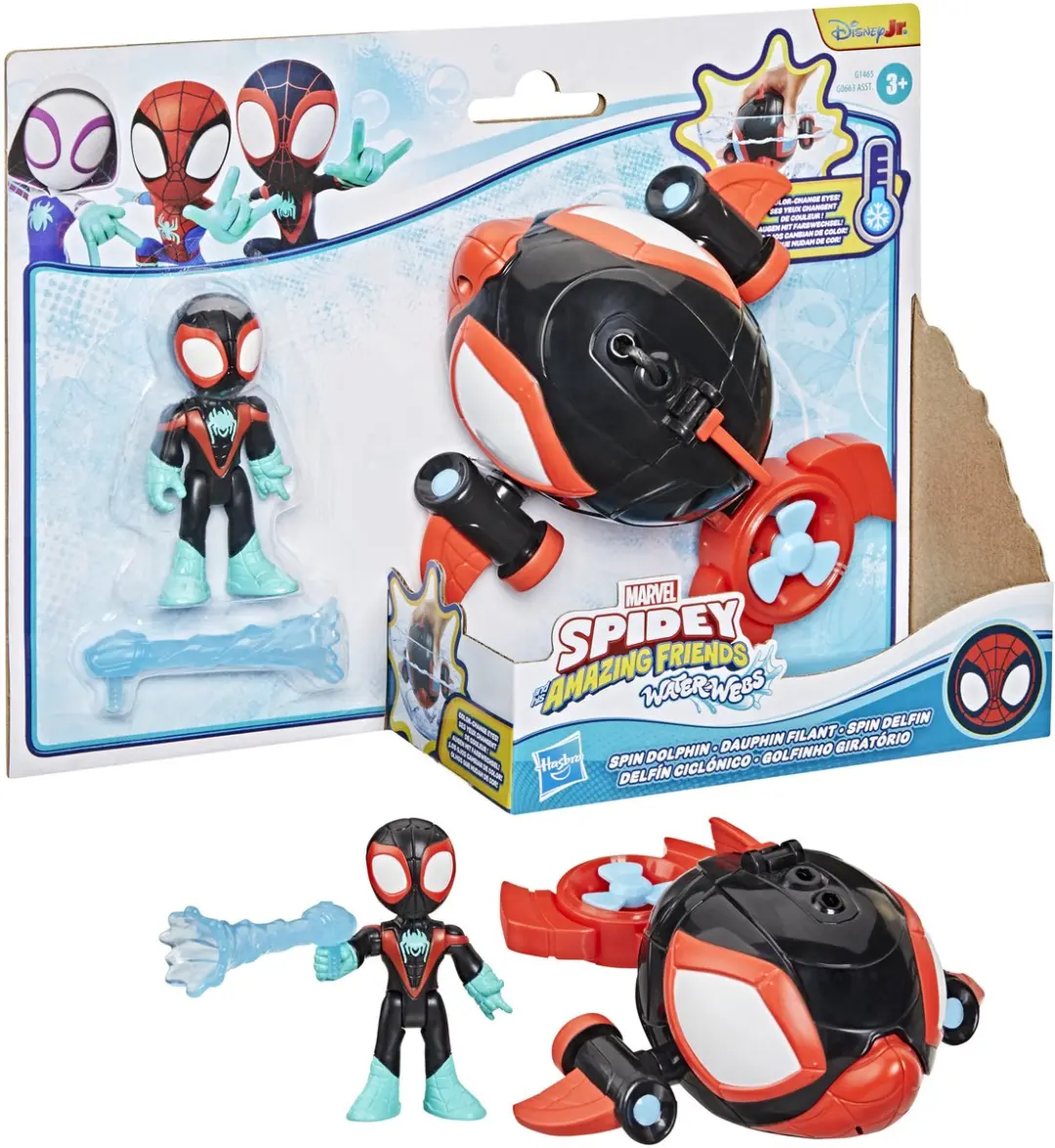 Marvel Spidey and His Amazing Friends Water-Webs Spin Dolphin