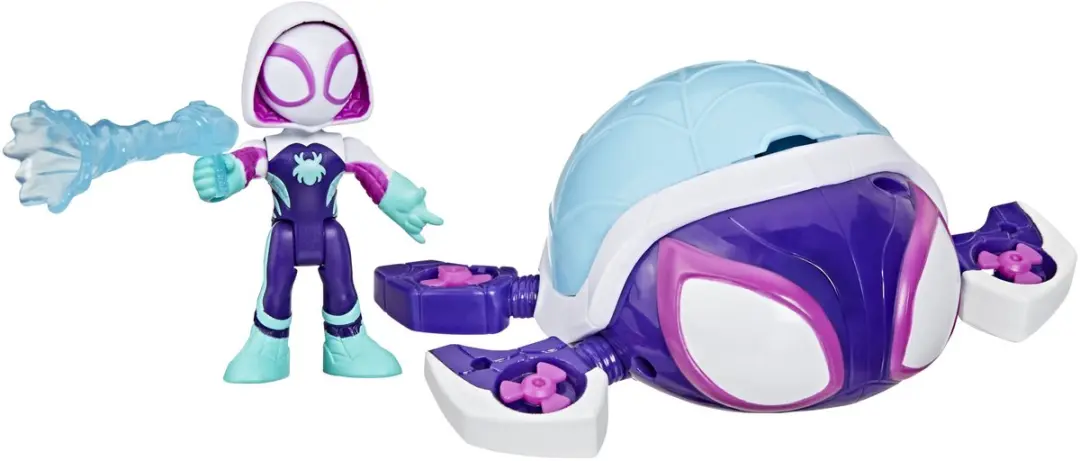 Hasbro Marvel Spidey Water-Webs Ghost Turtle Speelset - afbeelding 3 van 6