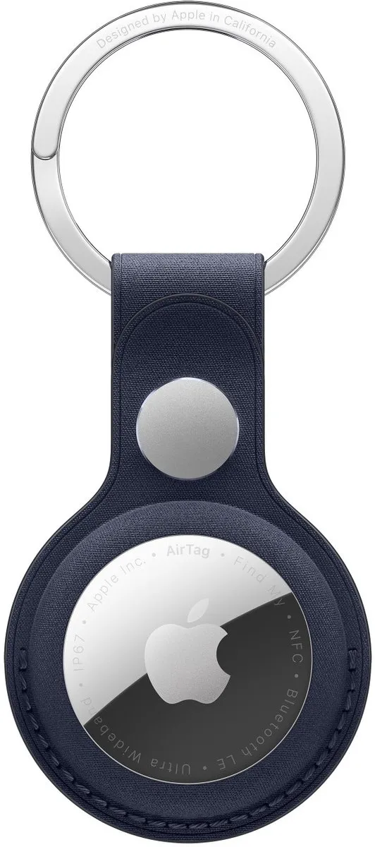 Apple AirTag FineWoven Sleutelhanger - Navy