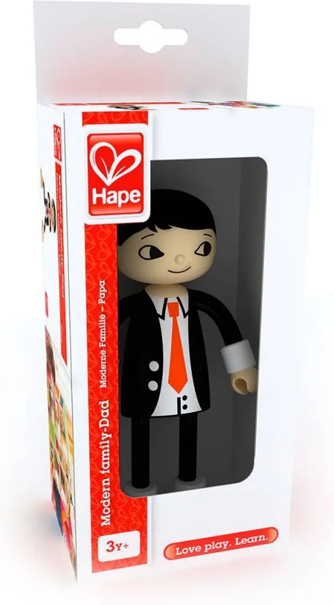 Houten poppenhuis vader