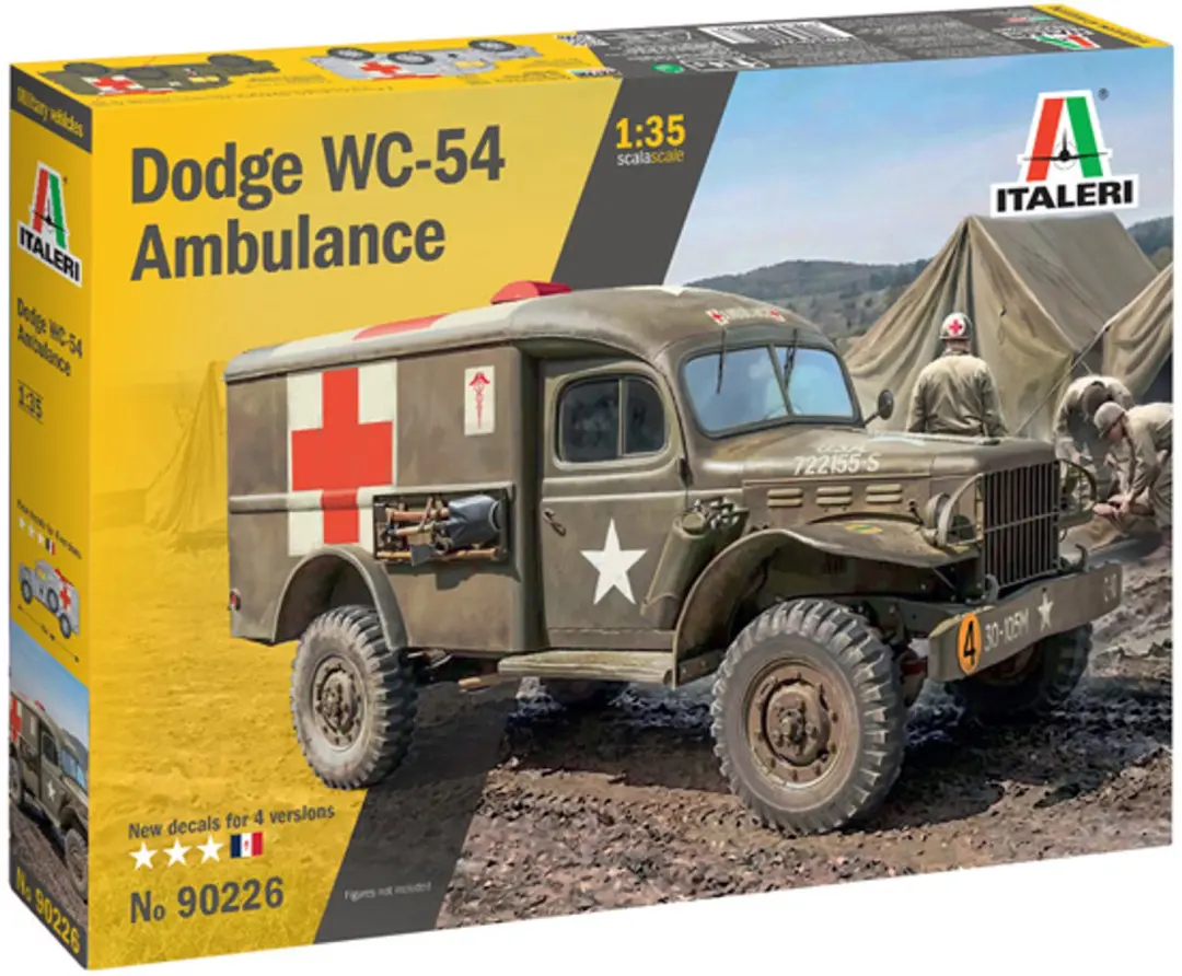 Italeri Dodge WC-54 Ambulance 1:35 Modelbouwpakket