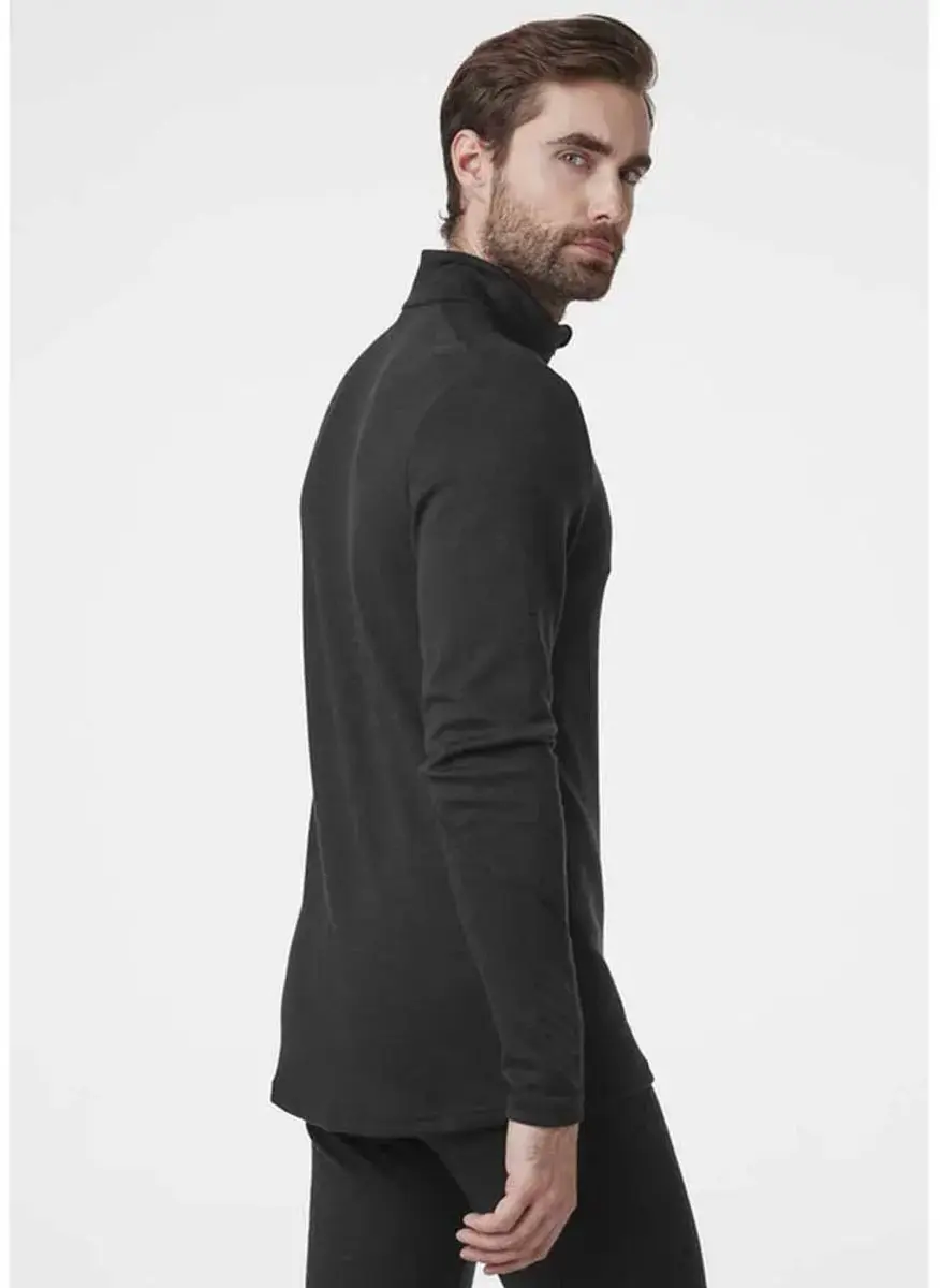 Helly Hansen Lifa Merino Midweight 1/2 Zip - Zwart - afbeelding 3 van 6