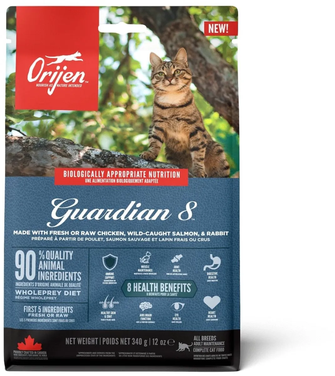Orijen Guardian 8 Kattenvoer 340g