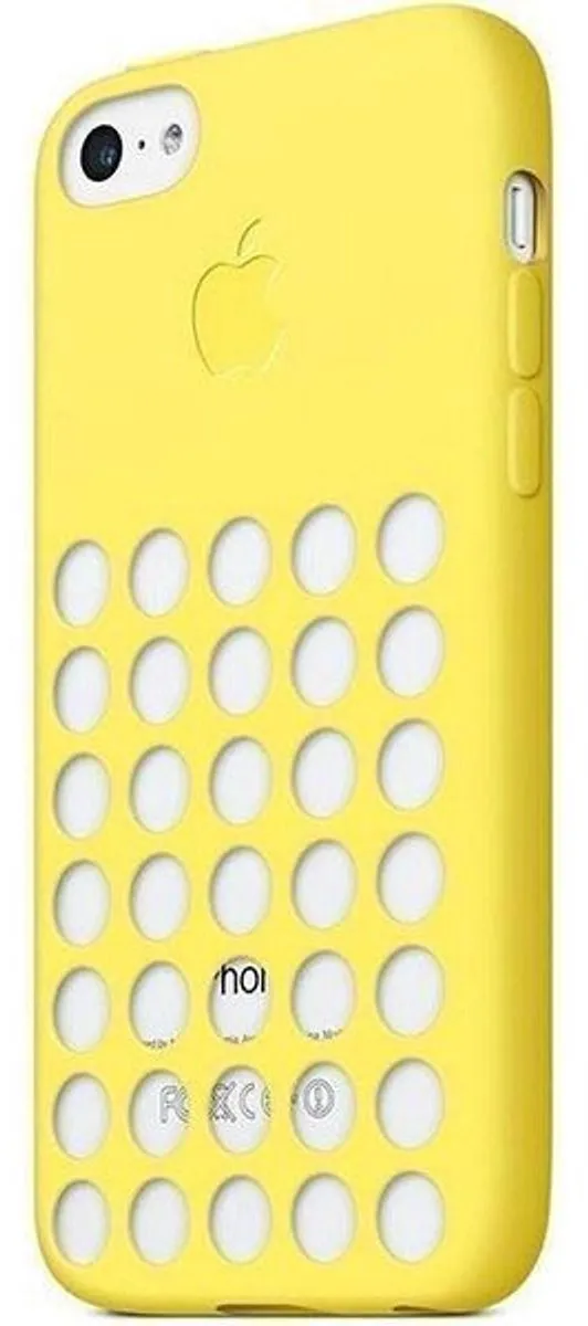 Apple iPhone 5C Siliconen Back Cover - Geel - MPN 27569 - afbeelding 6 van 6