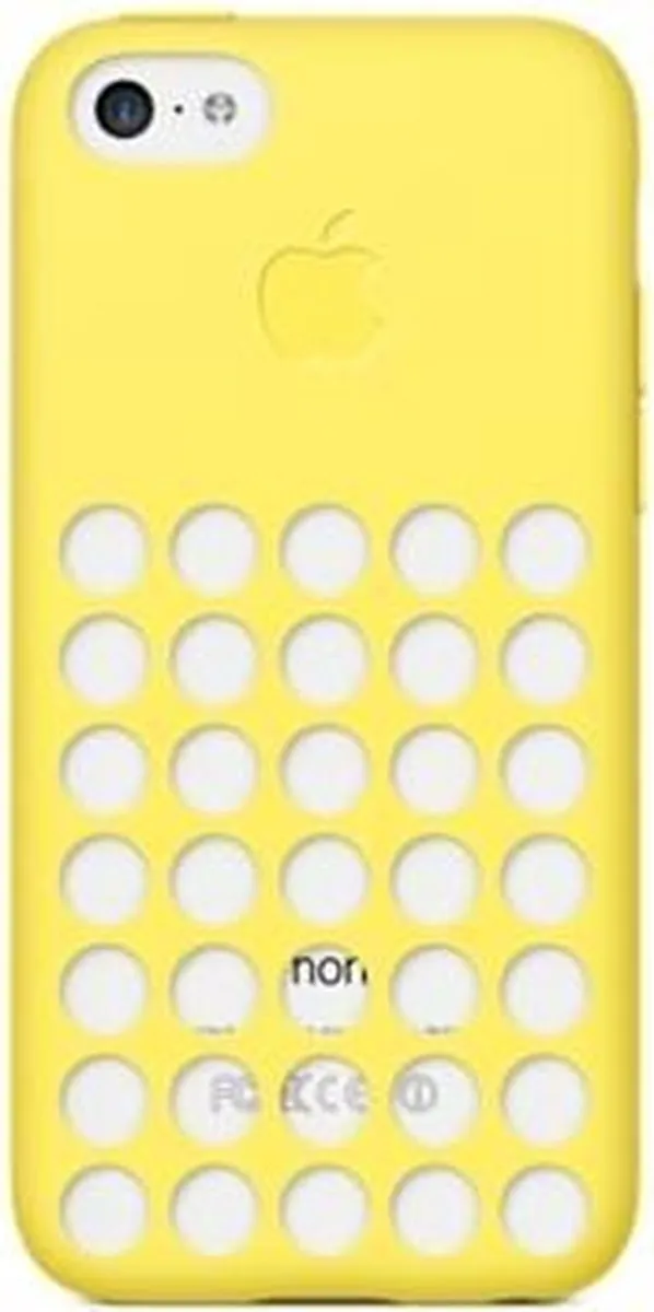 Apple iPhone 5C Siliconen Back Cover - Geel - MPN 27569
