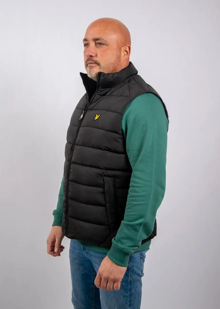 Lyle & Scott Quilted Gilet - Zwart - XL - afbeelding 4 van 6