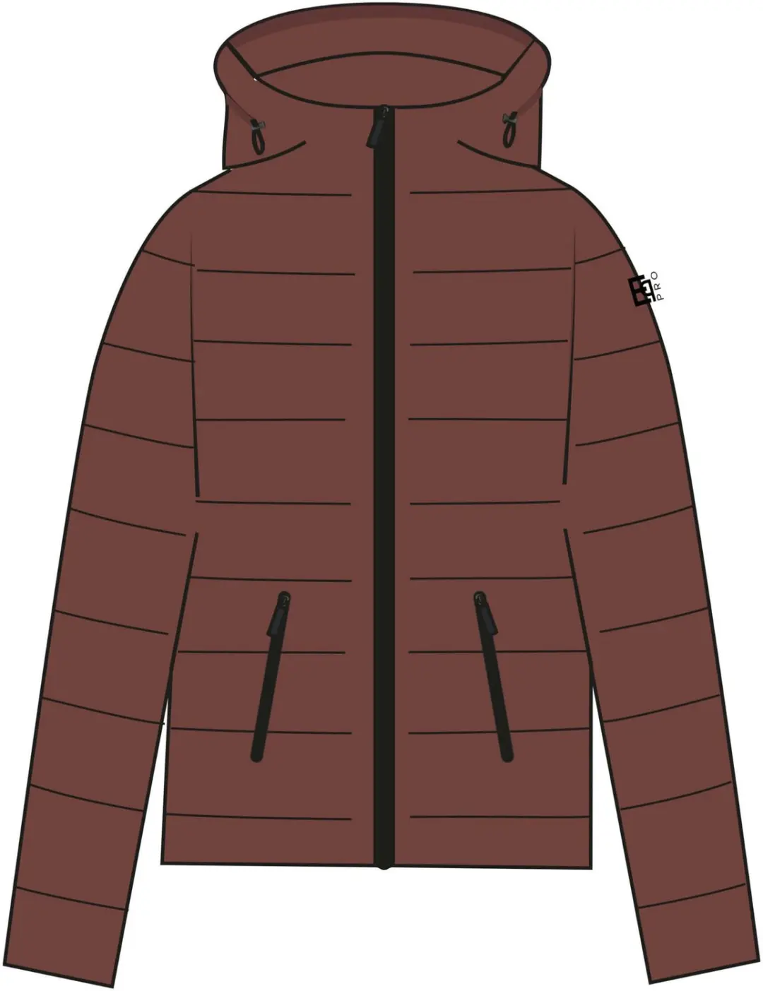Horka EQPro Penelope AW26 Pufferjas - Bruin - afbeelding 4 van 6