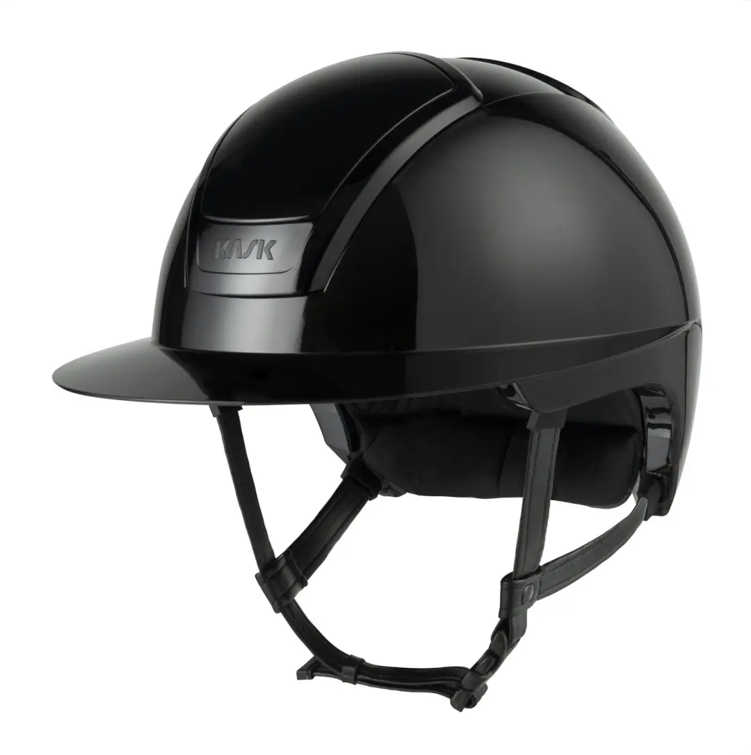 KASK Nemesi Wide Peak Rijhelm 56 Zwart Lak