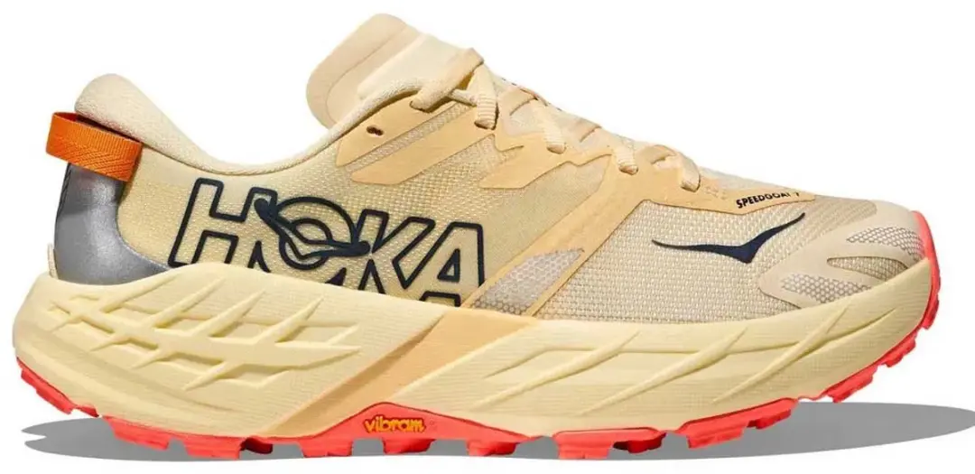 Hoka Speedgoat 7 Trailschoenen Beige EU 40 2/3 Vrouw