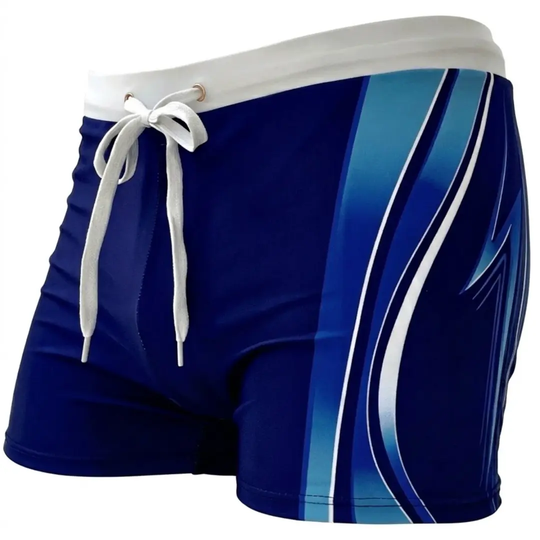 Marineblauw blauw sport zwembroek heren maat XL