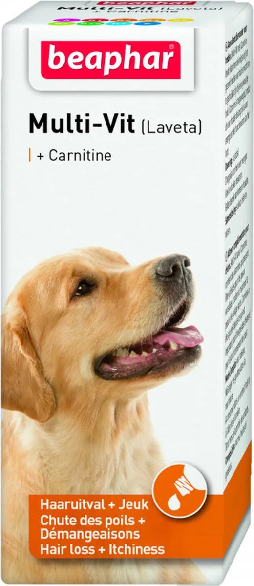 Beaphar Multi-Vit Hond Huid & Vacht 50ml