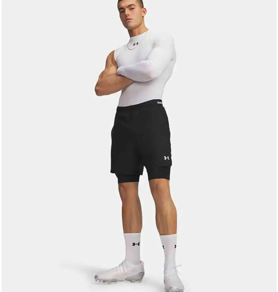 Under Armour Vanish Woven 2.0 2in1 Korte Broek - Zwart - afbeelding 3 van 4