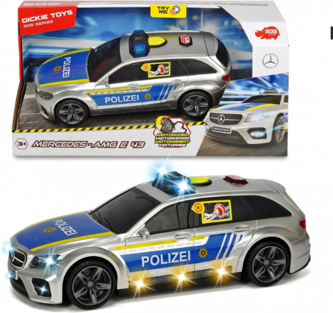 Dickie Toys Mercedes-AMG E43 Police - afbeelding 6 van 6