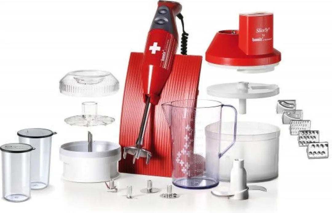Bamix Superbox 105.116 Staafmixer - 200W - Rood