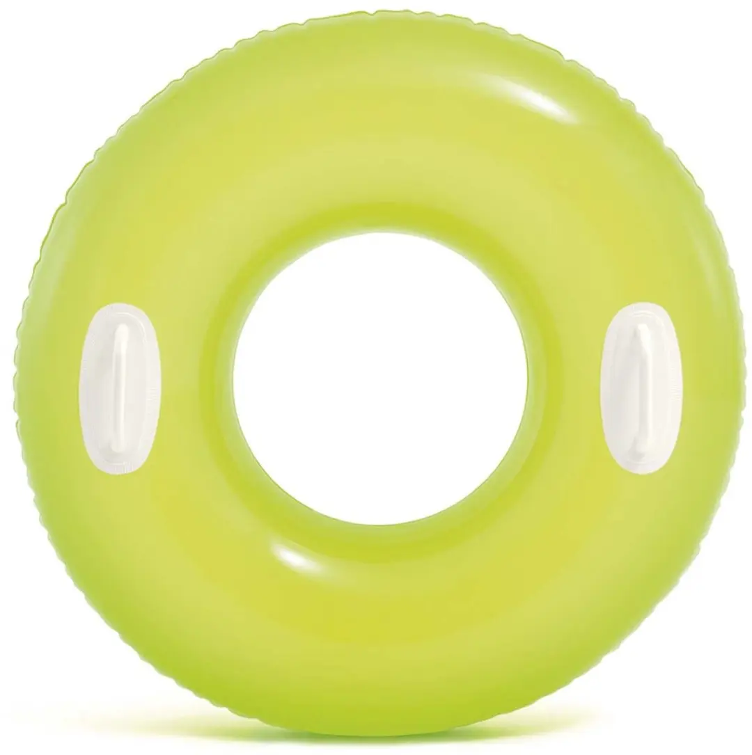 Zwemring met handvatten 76 cm geel INTEX 59258