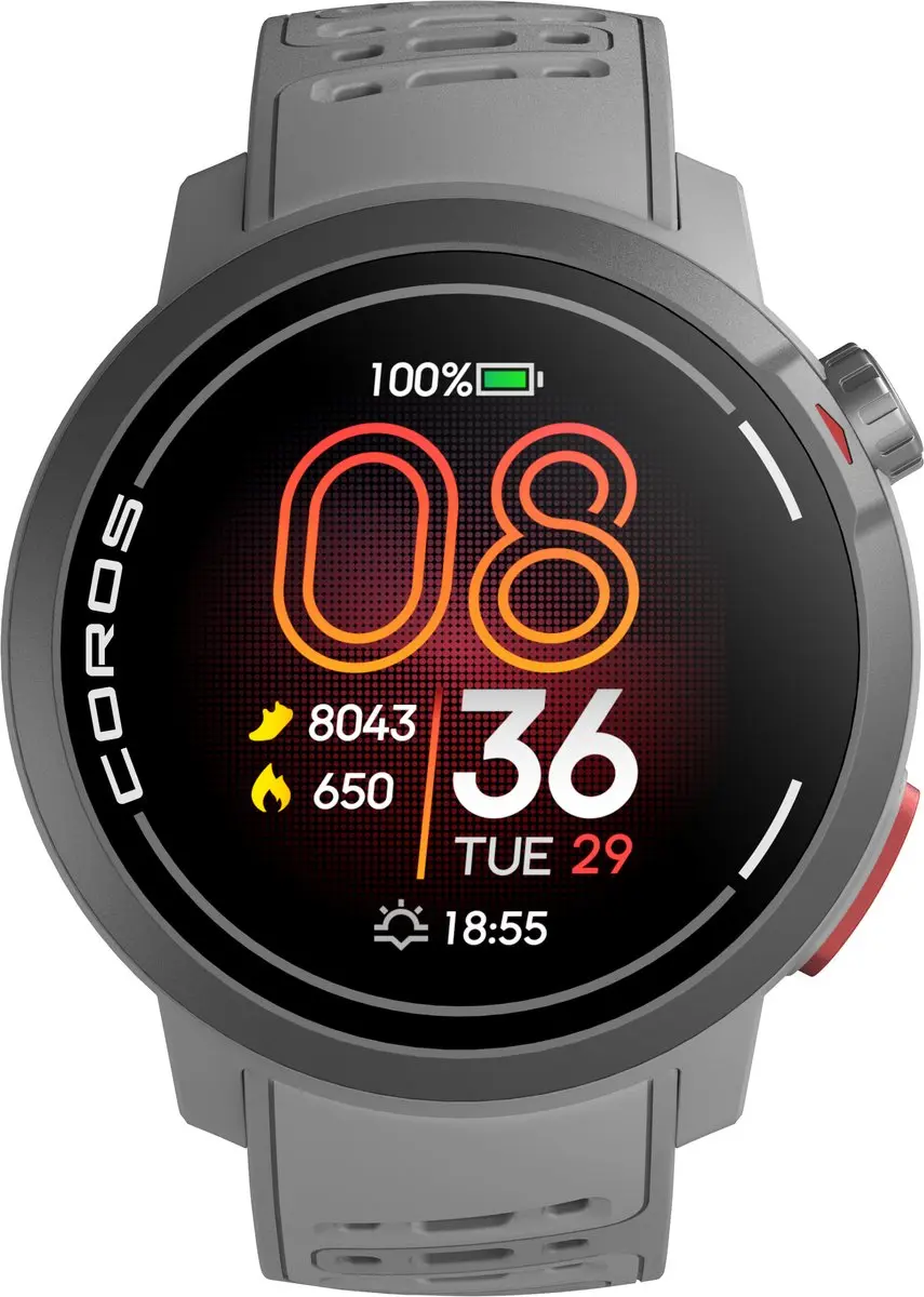 Coros Pace Pro WPACEP-GRY-S GPS Horloge - Grijs - afbeelding 3 van 3