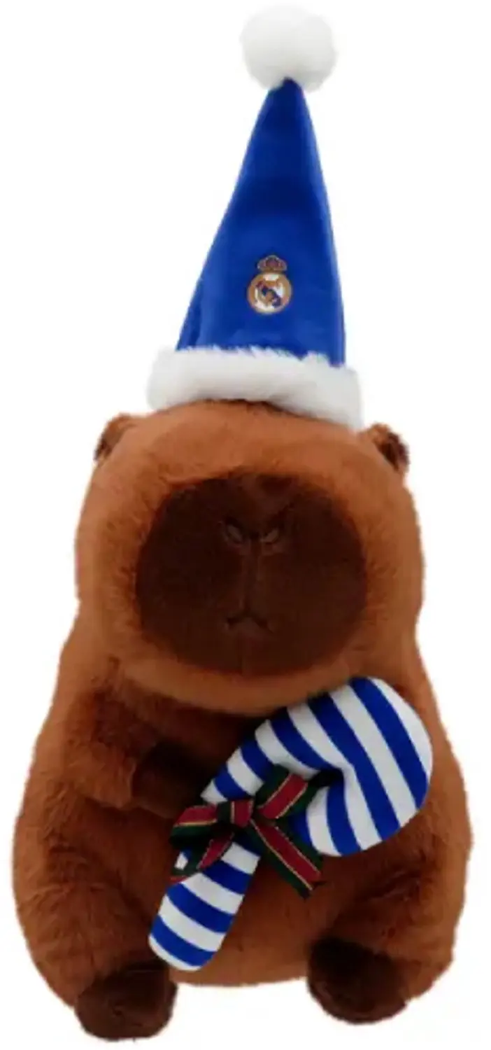 Real Madrid Capibara Pluche Knuffel 20 cm